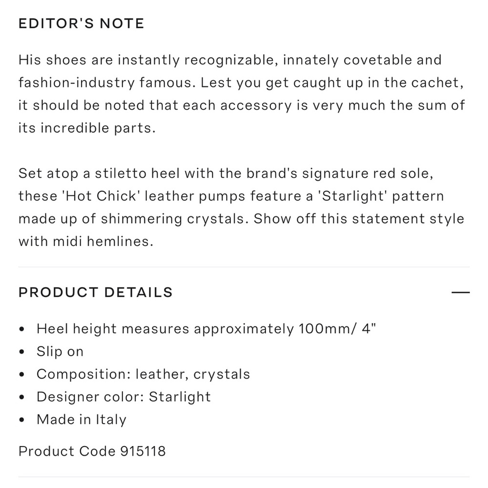 Limited Edition Christian Louboutin hot chick starlight crystal heels - Picture 6 of 12